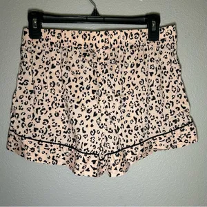 Victoria’s Secret leopard print loungewear pajama shorts women’s size small thumbnail 3