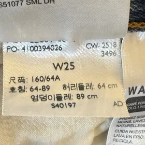 Levi's Premium Wedgie Straight Leg Jeans Womens Blue Denim‎ 25x27.5 Button Fly thumbnail 9