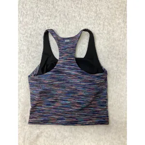 DSG Womens Space Dye Racerback Tank Top w/ Shelf Bra Blue Purple Pink Small NWOT thumbnail 2