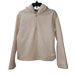 E‎ Sport Fleece Pullover Hoodie Quarter Zip Cozy Comfy Athleisure XL thumbnail 1