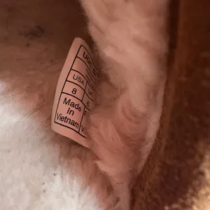 UGG Tan Suede Slippers with Plush Lining thumbnail 5