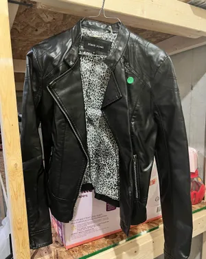 Black leather jacket  thumbnail 1