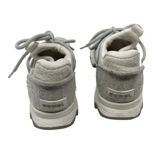 Sorel Kinetic Lace Sneaker Womens Cream Knit Lightweight Comfort Size 7 thumbnail 3