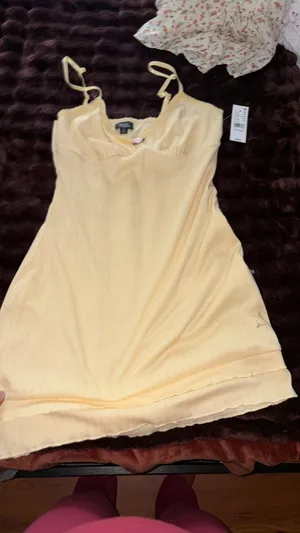 Beverly and beck butter yellow pointelle dress thumbnail 7