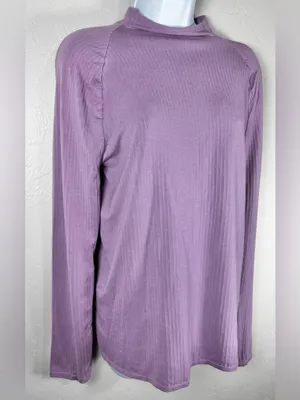 Anthropologie Indra Seamless Ribbed Mock Neck Cozy Long Sleeve Top Size XL thumbnail 5