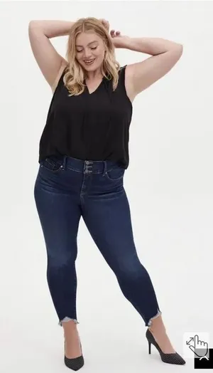 Torrid Black Chiffon Tank Sleeveless Womens Plus Size 2X NEW #734 thumbnail 1