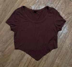 Women's Brown Top Size M thumbnail 1