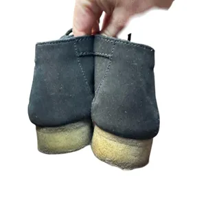 Clarks Boots Womens Size 9.5 Gray Suede Originals Chukka Crepe Ankle‎ Boots thumbnail 7