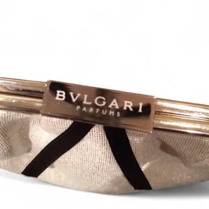 BVLGARI Parfums VTG 2000s White Silver Mini Clutch Bag [Authentic] — One Sizs thumbnail 3