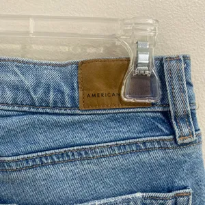American Eagle Jeans Blue 90's‎ Low Rise Skinny Kick Distressed Sz 00 thumbnail 8
