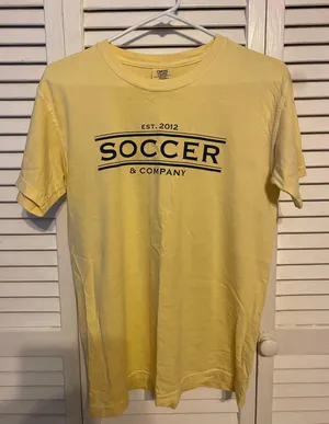 Comfort Colors Soccer Shirt thumbnail 1