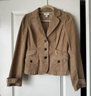 Ann Taylor Loft Corduroy Jacket Belted thumbnail 1