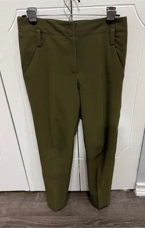 New York & Company Green High Rise Pants thumbnail 1
