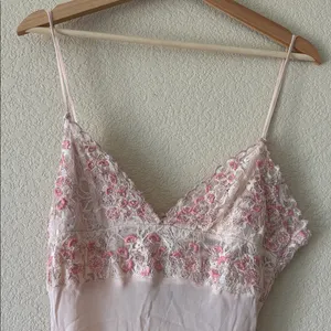 Free People Midnight Magic Pink Floral Maxi Slip Dress. thumbnail 2
