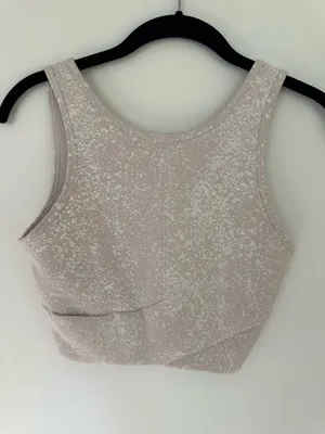 Lululemon Energetic Edge Cropped Tank Light Chrome 4 thumbnail 1