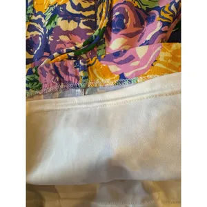 Zara Dress Women Medium Purple Yellow Floral Balloon Sleeve Corset Style‎ Mini thumbnail 12
