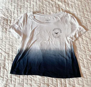 Ombré Tie Dye Graphic Cropped Tee Size XS thumbnail 1