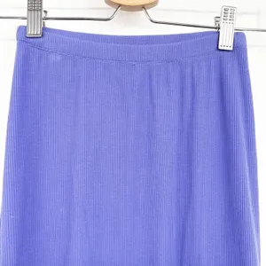 Skims Womens‎ Soft Lounge Ribbed Long Skirt Tanzanite Purple Maxi Size XS thumbnail 4