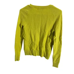 Banana Republic XS‎ Merino Blend Crewneck Sweater Vibrant Yellow thumbnail 3
