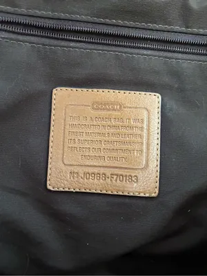 Coach Signature Voyager Cross Body Messenger Bag F70183 Jacquard / Leather thumbnail 8