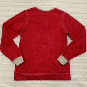 Antigua Red‎ Wings Hockey Sweatshirt Lace Up V-Neckline Size Medium M thumbnail 2