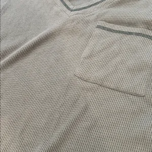 Green Waffle Material Pajamas Set Size M thumbnail 2
