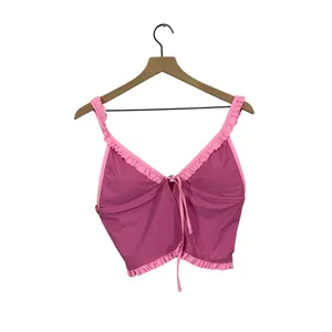 NWT 93 Play Street Lily Tankini - Poppy Pink - Large thumbnail 2