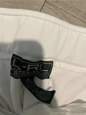 Ralph Lauren Women's White Drawstring sweatpants thumbnail 2