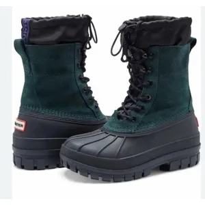 Hunter Skylar Waterproof Boot Green/black Women's Sz 7 $225 thumbnail 2
