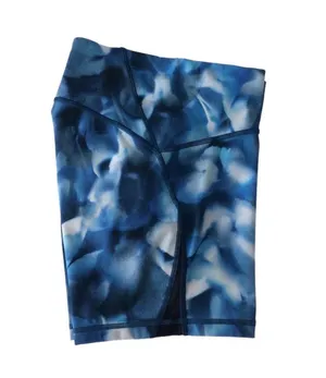 Lululemon Train Times Short 6” Inseam Mini Blush Blossom Alpine White Blue Sz 8 thumbnail 7