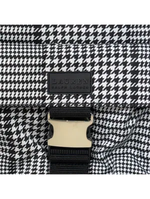 Lauren Ralph Lauren Houndstooth Plaid Tote Bag thumbnail 4
