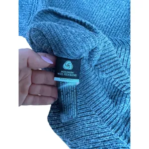 Vuori Womens Merino Wool Ribbed Mock Neck Sweater Heathered Gray Size Small thumbnail 4
