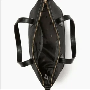 Kate Spade Black Glitter Tote Crossbody Satchel NWT thumbnail 9