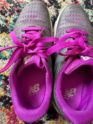 New Balance 775 Lace Up Running Sneakers Womens 7 Pink Gray thumbnail 8