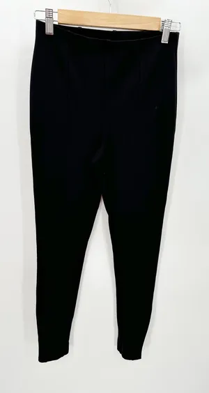 Express‎ Columnist Black Pants Womens Sz S Zipper Ankle Stretch Pull On Career thumbnail 1