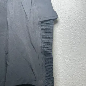 NWT Halara Women's Breezeful High Waisted Ruffle Contrast Mesh 2-in-1 shorts thumbnail 3