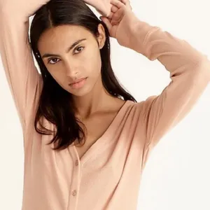 NEW J. Crew Women's Ribbed Button-Front Knit Midi Dress in Luxury Camel BA960 thumbnail 3