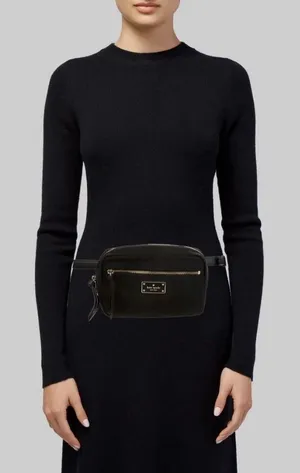 KATE SPADE NEW YORK Black Sophy Belt Bag Wilson Road Waist Pack thumbnail 1