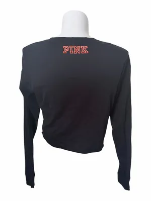 VS Pink NCAA University of Florida Gators Crop Zip Long Sleeve Tee Size Large thumbnail 4