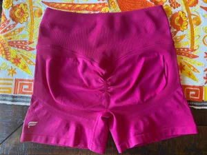 Hot Pink Fabletics Seamless Shorts thumbnail 1