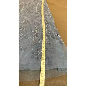 JJ's House Dark Navy Embellished Lace Formal Gown NWT Size 6 Beaded Sequins thumbnail 13
