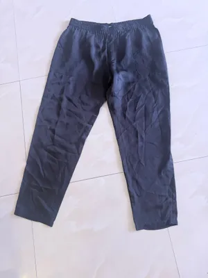 WOMENS CLUB MONACO NAVY ELASTIC WAIST SILK PANTS Size 4 Soft Pockets thumbnail 11