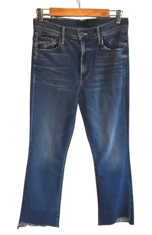 Mother the Insider Crop Step Fray Jeans in Wish Upon A Star Wash - size 29 thumbnail 1