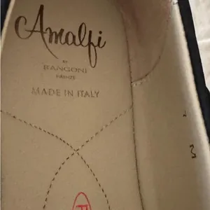 Amalfi by Rangoni Firenze made in Italy black suede woman’s bow flats size 7 NEW thumbnail 10