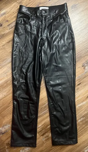 Abercrombie Leather Pants thumbnail 1