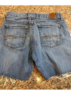 Lucky Brand Denim Cut-Off Shorts Size 0 25 Waist thumbnail 2