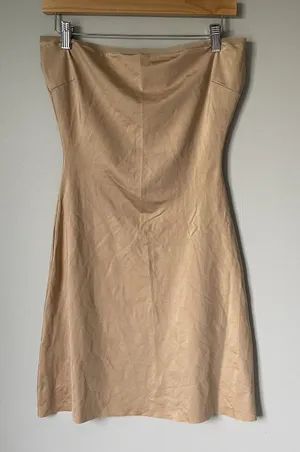 Spanx Strapless Body Shapewear Dress Nude Tan Tummy Control Women's Size Large thumbnail 1
