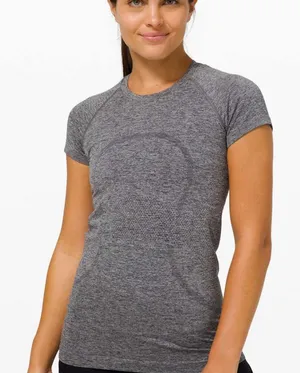 lululemon Swiftly Tech Light Gray Short Sleeve Tee‎ Women’s Sz 8 thumbnail 1