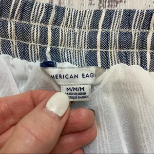 American Eagle Stripe Lounge/Beach Pants. Size Medium. EUC thumbnail 4