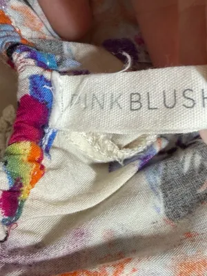 PinkBlush Floral Off-The-Shoulder Lace Trim Maxi Dress Size S thumbnail 2